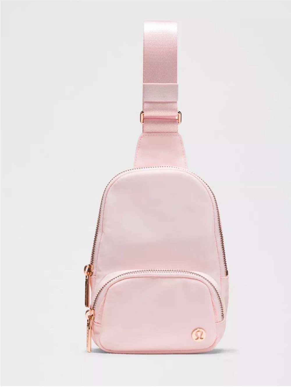 lululemon Everywhere Sling bag small 2L Rose gold hardware NWT
